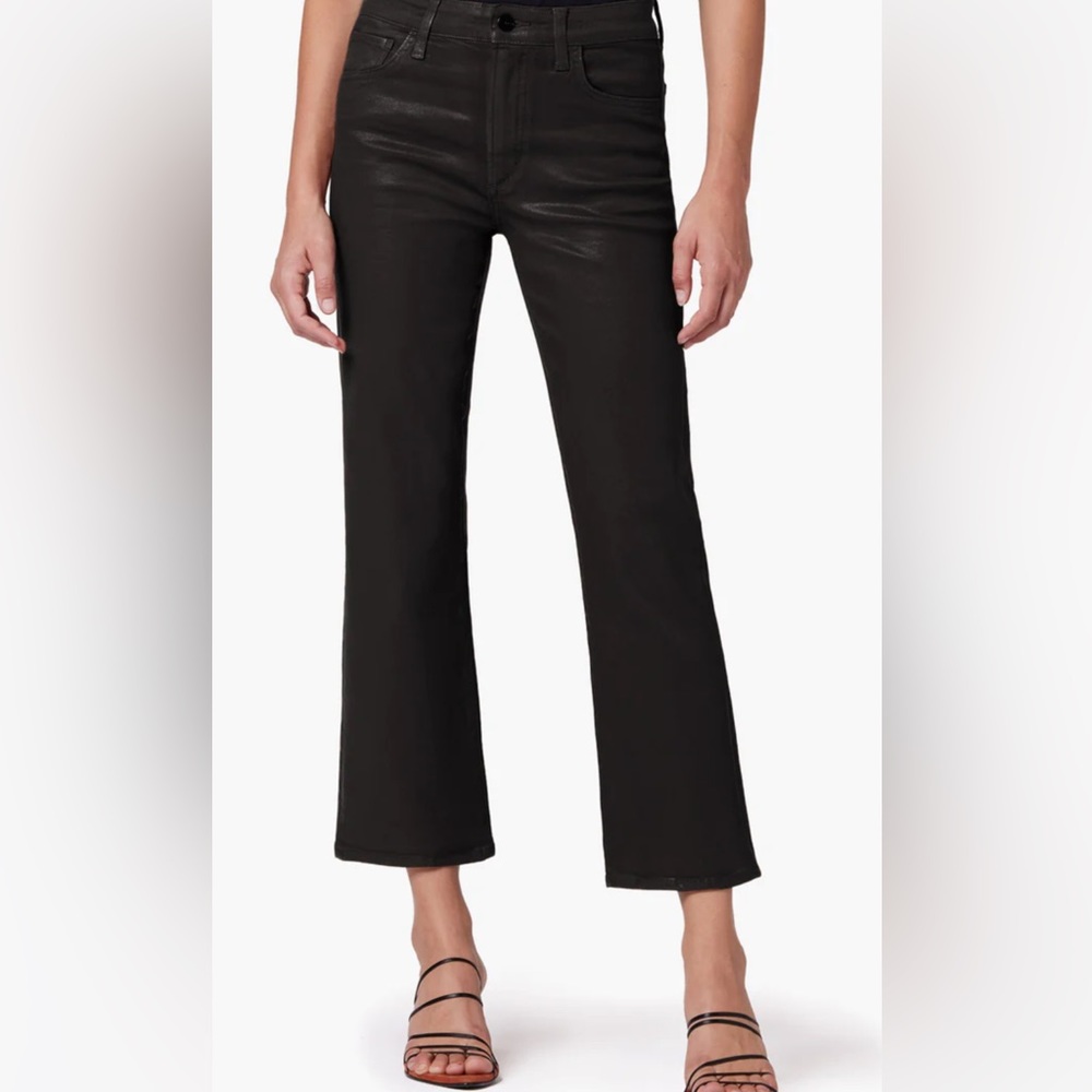 NWT Joe’s Callie Mid-Rise Coated Cropped Boot-Cut Jeans size 29